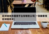 区块链技术图像平台有哪些公司[一张图看懂区块链技术]